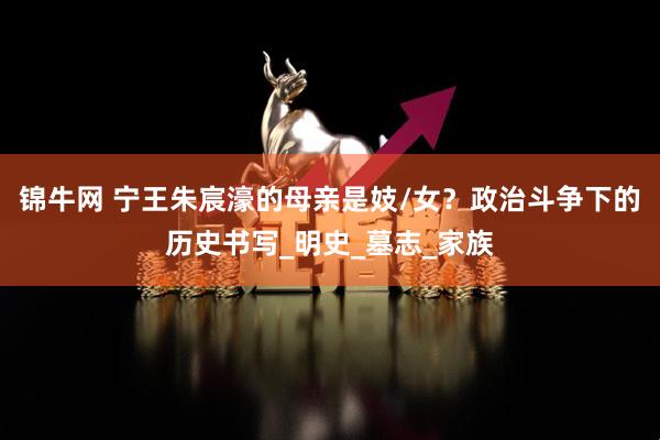 锦牛网 宁王朱宸濠的母亲是妓/女？政治斗争下的历史书写_明史_墓志_家族