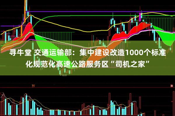 寻牛堂 交通运输部：集中建设改造1000个标准化规范化高速公路服务区“司机之家”